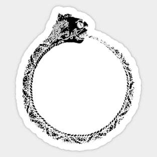 Beetlejuice Ouroboros Sticker